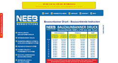 Desktop Screenshot of neeb-werbesysteme.de